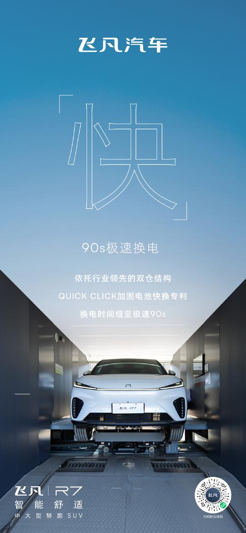 飛凡汽車首個雙倉換電站落地